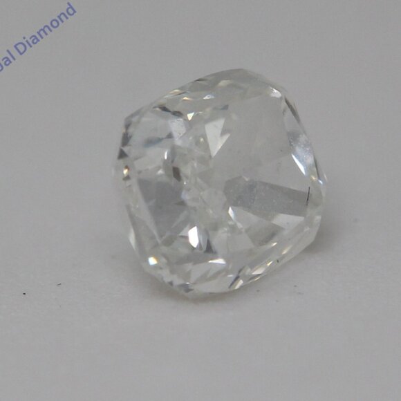 Cushion Natural Diamond Pendant 14K Gold (1.51 Ct H Si1) Egl C54200009 - Picture 6 of 6